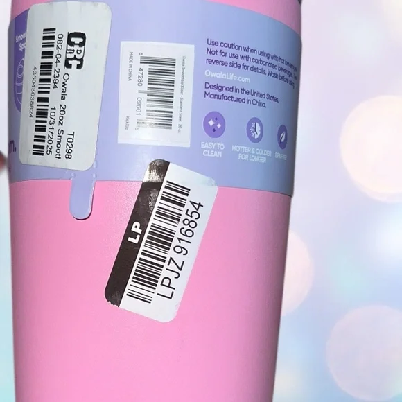 Owala 💅 🌸 Pink Coffee Insulated Tumbler - Picture 3 of 13